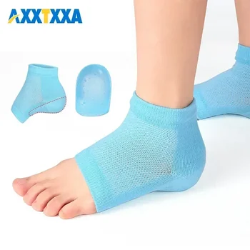 1 чифт чорапи максимална височина, невидима утяжеляющая уплътнението, невидима гел стелки и защита на петата, за жени и мъже