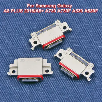 10 бр. Зарядно устройство, Портове и конектори за Samsung Galaxy A8 PLUS 2018/A8 + A730 A730F A530 A530F/A8 2018/A530DS Тип-C USB Конектор за зареждане, докинг станция