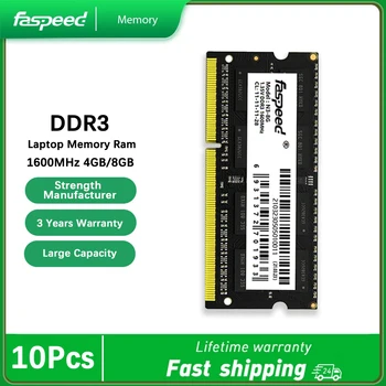 10ШТ Memoria Ram 8 GB DDR3 1600 Mhz в Двуканална Памет Ram DDR 3, 4 GB и 8 GB PC3L-12800 Лаптоп sodimm памет Лаптоп RAM За AMD