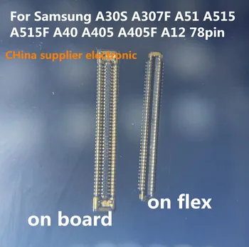 10шт-50шт Зарядно Устройство, Зарядно устройство, USB спк стартира строителни Конектор Штекерная Такса За Samsung Galaxy A30S A307F A51 A515 A515F A40 A405 A405F A12 78pin