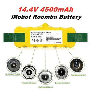 14,4 v 9500mAh за iRobot Roomba Батерия За Прахосмукачка iRobot Roomba 500 530 570 580 600 630 650 700 Акумулаторна Батерия