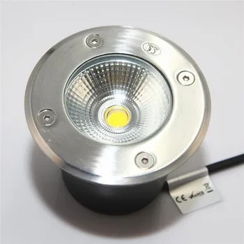 15 W COB LED Подземен Лампа Хирургична Лампа, IP68 Водоустойчив Лампа Открит подземен Градински Лампа AC85-265V / DC12V 10 бр./лот