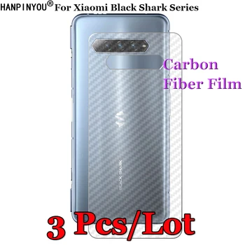 3 Бр./лот За Xiaomi Black Shark 5 RS 3 4 4S и 3S Pro 3D Задната филм от Въглеродни Влакна, Защитен Стикер За екран (Без стъкло)