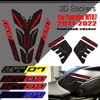 3D стикери за Yamaha MT07 MT 07 SP MT-07 2021 2022 Етикети за мотоциклети, етикети на резервоара, комплект накладки на коляното, ветрозащитное стъкло Pro