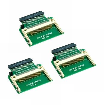 3X Карта Cf Merory Compact Flash До 50-номера за контакт 1,8-инчов широк Адаптер Ide Твърд диск Ssd
