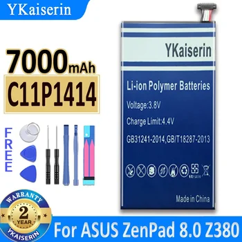 7000 ма YKaiserin Батерия C11P1414 За ASUS ZenPad 8.0 CB81 Z380 Z380 Series Bateria 