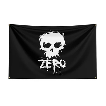 90x150 см Флаг Zeros Банер за скейтбордов с принтом от полиестер за декор 1