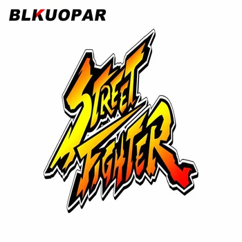 BLKUOPAR Street Fighter, устойчиви на надраскване, стикери за автомобили, стикери за хладилник, Индивидуално-забавна украса от водоустойчив слънцезащитен крем