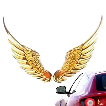 Eagle Wings Автомобили Стикер 3D Метални Етикети Самозалепващи Автомобилни Крила Емблема на Метални Стилни Аксесоари за Автомобили За автомобили И Скутери