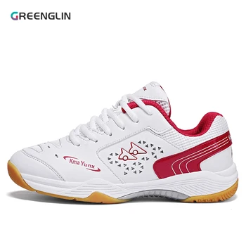 GREENGLIN-K2023 Професионални обувки за бадминтон, дишаща и нескользящая, спортни обувки, мъжки и дамски спортни обувки, обувки за тенис