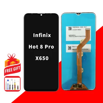 LCD дисплей за Infinix hot 8 Pro X650 LCD сензорен дисплей, дигитайзер, в събирането, подмяна, ремонт телефон
