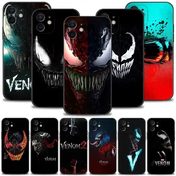 Marvel Venom 2 ХЕРОС Калъф За Телефон Apple iPhone 15 14 13 12 11 Pro Max 13 12 Mini XS Max XR X 7 8 Plus Силиконов Калъф