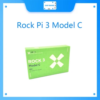 RADXA 3C Rock Pi 3 Model C RK3566 Четырехъядерная Такса развитие Cortex A55 32bit 3200 Mbit/с LPDDR4 Поддържа 4K @ 60 HDM