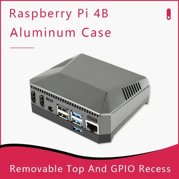 Raspberry Pi 4 Метален Корпус АРГОН ONE V2 ONE M. 2 NANOSOUND ONE Case HiFi Звук С Вентилатор