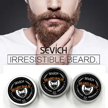 Sevich Натурален балсам за оформяне на брада, Професионален климатик за грижа за брада, 60 г Органичен восък за мустаци За гладко полагане на брадата