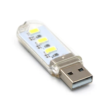USB LED Light 5V Usb Лампа Компютър Зареждане на Хранене Лампа За Четене Мини-Библиотеки Лампи Спалня Тенис на Нощно Осветление
