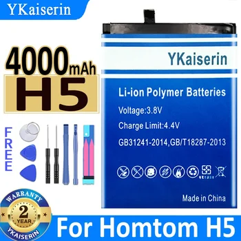 Батерия YKaiserin капацитет 4000 mah за HOMTOM H5 Гаранция на батерията за една година