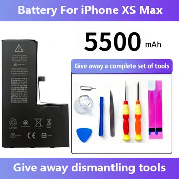 Батерия за телефона iPhone XS MAX XSMAX с безплатен набор от инструменти за ремонт на 5500 mah Оригинална акумулаторна батерия с голям капацитет ReplacementDIANCHI