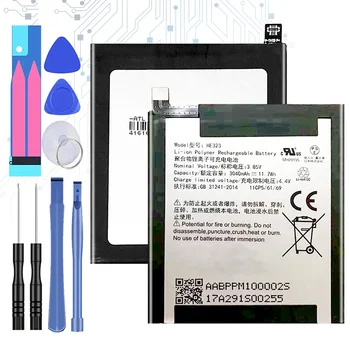 Висок клас Батерия HE323 HE323 капацитет 3040 ма За Essential Phone PH-1 Batteria + Инструменти