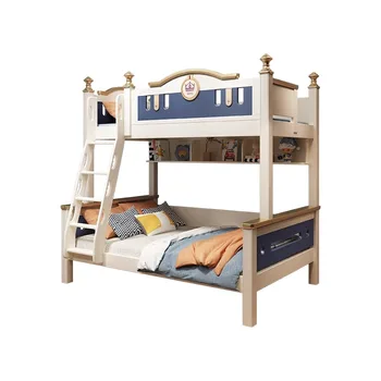 Горните и долните двуетажни детски легла от масивна дървесина, високи и ниски легла за майки и комбинираната легла за момчета малък размер