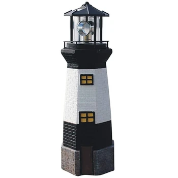 Декоративна лампа Lighthouse, водоустойчив слънчева led лампа Lighthouse-за партита, пътеки във вътрешния двор, градина, на открито