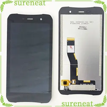 Дигитайзер с докосване на екрана на мобилен телефон за Doogee S35/S35 Pro LCD дисплей в събирането, стъклен панел, детайл за ремонт на сензора
