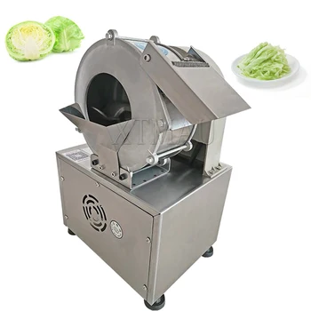 Електрическа овощерезка 220 В, търговски автоматична машина за нарязване на картофи и репички