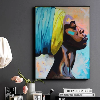 Живопис с маслени бои в африканския стил 