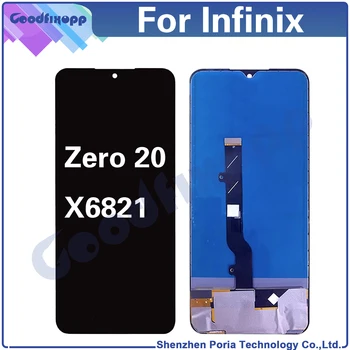 За Infinix Zero 20 X6821 LCD Сензорен дисплей Дигитайзер В събирането на Ремонт, Смяна на части