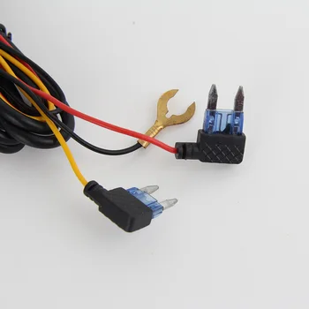 За видеорегистратора DVR USB комплект за кола твърди кабели, кутия за Адаптер за кабелна зарядно устройство Огнеупорна Избягвайте понижающей линия на видеорегистратора високо напрежение