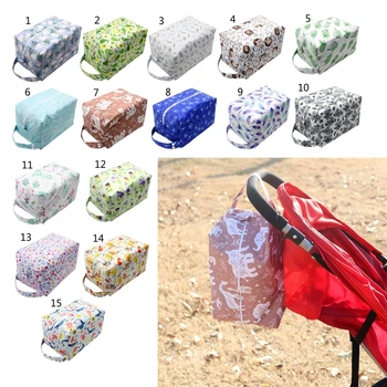 За многократна употреба тъканни чанта за влажни сушене на пелените на Големи висящи с бутони за колички G99C