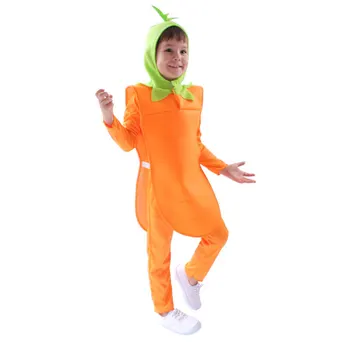 Забавен детски костюм с плодове и моркови за cosplay, благородна ролева игра