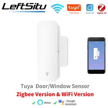 Изисква вратата сензор Sasha Zigbee WiFi за автоматизация на умен дом, дистанционно управление, работа с Алекса Google Home gateway Zigbee