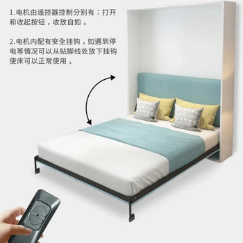 Легло с невидима стена, обков, аксесоари, Вграден гардероб, сгъваема скрита легло, компактен легло Мърфи в малък апартамент