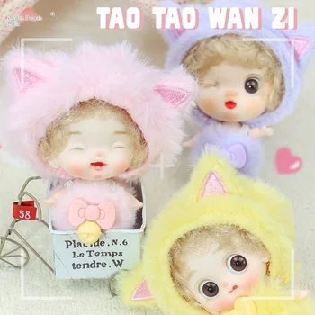 Мини куклен раница-ключодържател, сладка и забавна играчка във формата на панда, сменное украса за детски коледен подарък за рожден ден