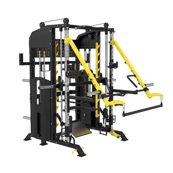 Многофункционално търговско силова стойка за тренировка на мускулите на 3d симулатор smith за фитнес, оборудване за фитнес зала