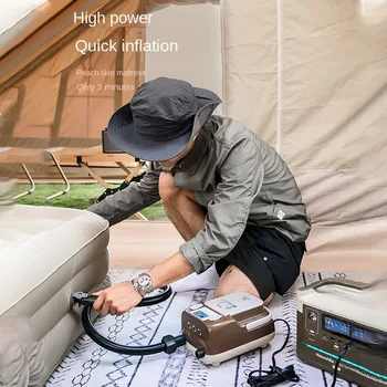 Надуваем помпа външна палатка за къмпинг надуваем матрак авто ел. помпа с висока мощност