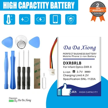 Нов DaDaXiong 2600mAh DXR8RLB Сменяеми батерии За Детска Оптика DXR-8, DXR8RLB, SP803048 + Безплатни Инструменти