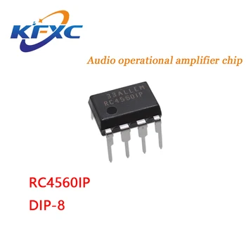 Нов вграден чип оперативен усилвател на звука RC4560IP DIP-8 - това е съвсем нов, оригинален оригинален продукт