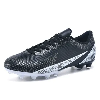 Нови мъжки футболни обувки, професионални нескользящие билкови обувки TF / FG, спортни обувки за спорт на открито, футболни обувки за тренировки по мини-футбол на закрито