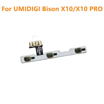 Ново за UMIDIGI Bison X10 /X10 PRO резервни Части за телефони Бутон за включване изключване + клавиш за сила на звука Гъвкав кабел отстрани и Аксесоари за ремонт на спк стартира строителни