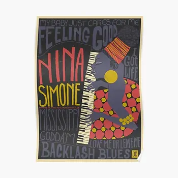 Плакат на концерта на Mimski Jazz Ретро Принт Забавна Картина на Съвременната Живопис за Интериор на стените Художествена рисувани Къщи без рамка