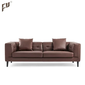 Професионална фабрика доставя Висококачествени домашни дивани Luxus Дизайн, кожена мебел за дневна модерна вила, диван