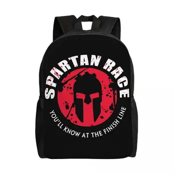Раници Spartan Race Sparta Spirit за жени и мъже, Водоустойчиви училищна чанта за колеж, чанта за книги с принтом, Пътен раница с голям капацитет