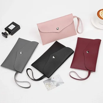 Ръчна чанта, нов портфейл за монети, Корейски приети с трансграничен Instagram, кожена ръчна работа, обикновена и проста подаръци