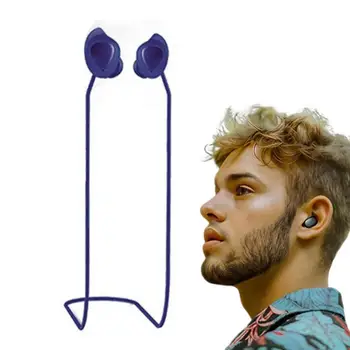 Спортни слушалки със силикон каишка от загуба, аксесоари за слушалки Samsung, слушалки и от загуба на въже