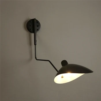 Стенни лампи Nordic Duck Mouth Spider Декорация на стените спални, с монтиран на стената лампа с дълъг шестия Стенни аплици за спални осветителни Тела за хол