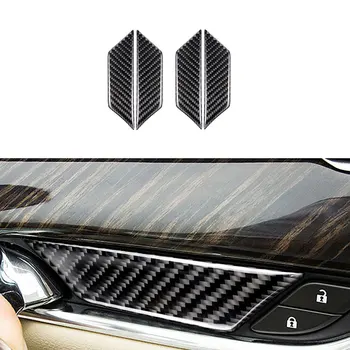 Стикер на Вътрешната дверную чашата От въглеродни влакна За Cadillac XT5 2016 2017 2018 2019