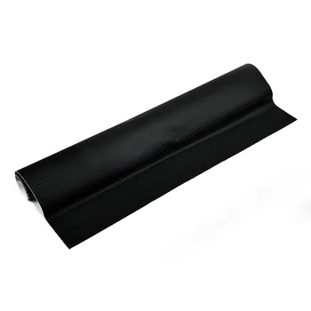 Стикер от въглеродни влакна за автомобилната фолио Черен Мат Ролка Отличителни знаци 3D 50x200 см Инструмент Полезна за Сглобяване на Трайно Високо Качество на Горещ