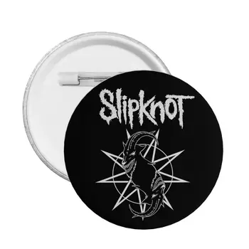 Хеви-Метъл Група Slipknots Жени Назад Бутони Конфигуриране на Рок-Група Брошка Икона за Чанти Pinback Подарък За Рожден Ден
